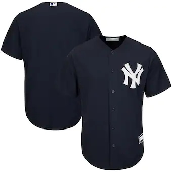 mens navy new york yankees big and tall replica team jersey